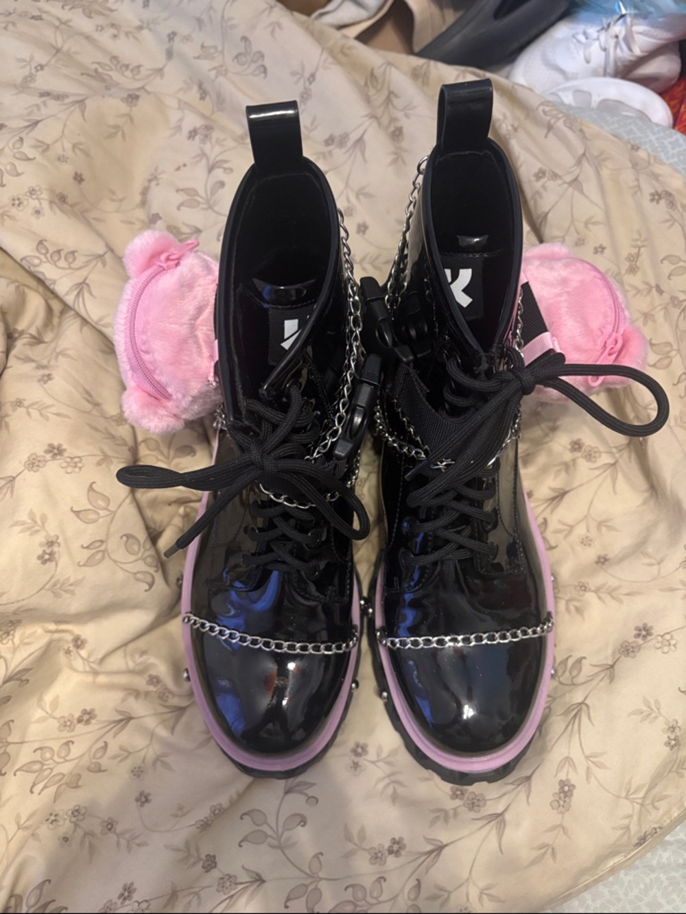 Koi Blush Hallucinations Scares Teddy Bear